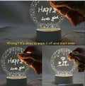 Livora 3D Creative Writeable LED Night Lamp